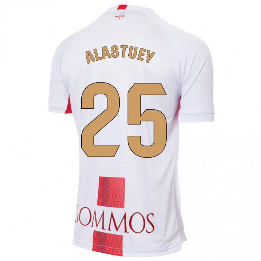 Enfant Football Maillot Martina Alastuey #25 Blanc Tenues Extérieur 2023/24 Canada