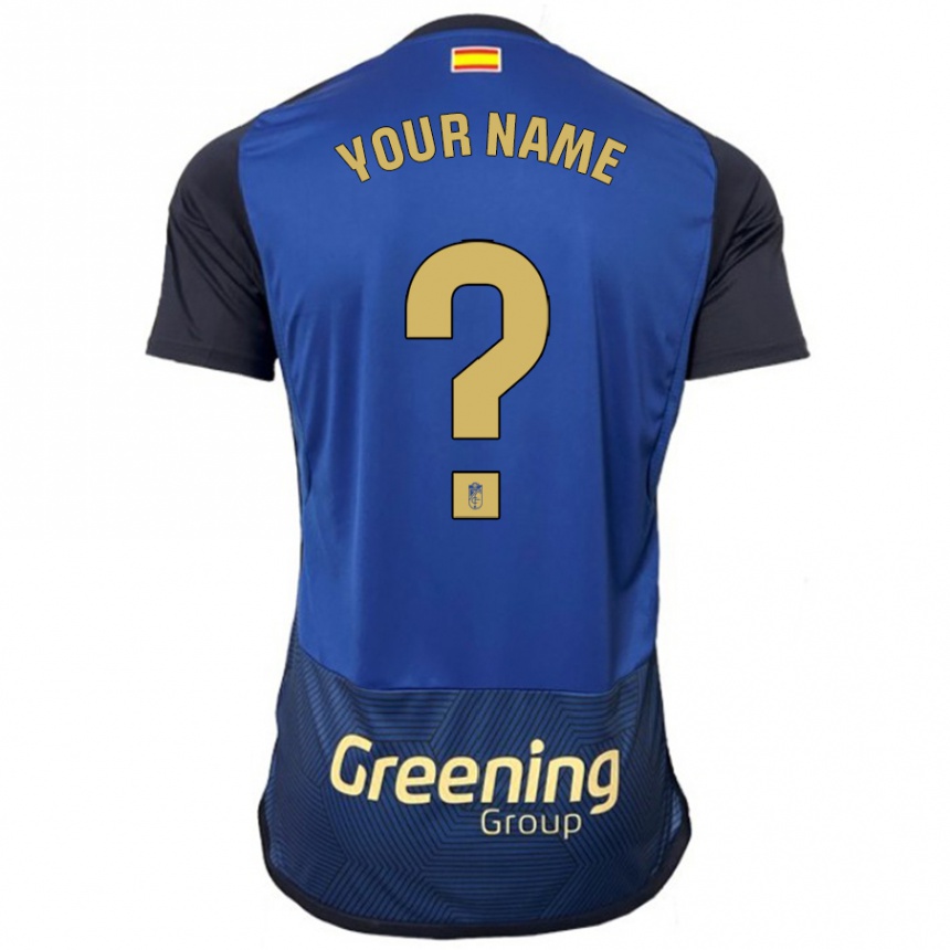 Enfant Football Maillot Votre Nom #0 Marin Tenues Extérieur 2023/24 Canada