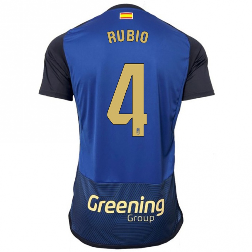 Enfant Football Maillot Miguel Rubio #4 Marin Tenues Extérieur 2023/24 Canada