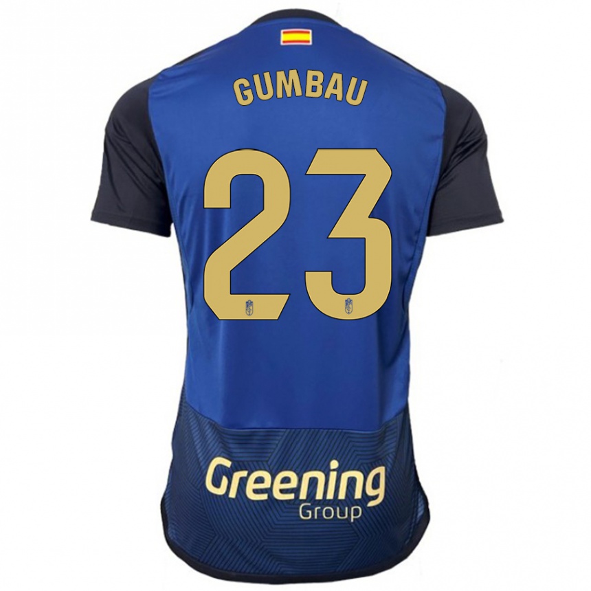 Enfant Football Maillot Gerard Gumbau #23 Marin Tenues Extérieur 2023/24 Canada