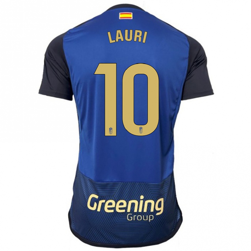 Kids Football Lauri #10 Navy Away Jersey 2023/24 T-Shirt Canada