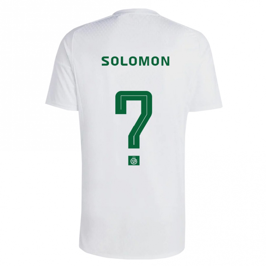 Enfant Football Maillot Itay Solomon #0 Vert Bleu Tenues Extérieur 2023/24 Canada