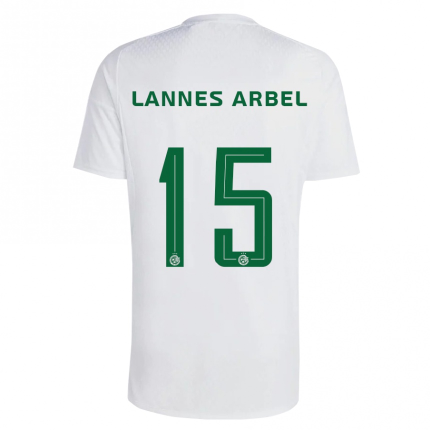 Kids Football Tomer Lannes Arbel #15 Green Blue Away Jersey 2023/24 T-Shirt Canada