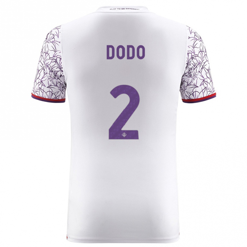 Kids Football Dodô #2 White Away Jersey 2023/24 T-Shirt Canada