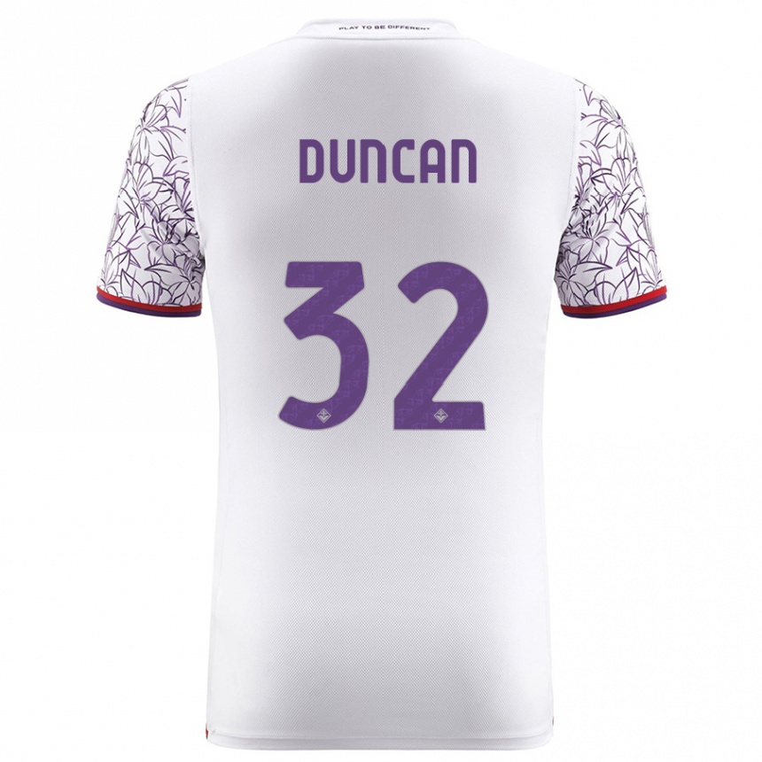 Enfant Football Maillot Alfred Duncan #32 Blanc Tenues Extérieur 2023/24 Canada