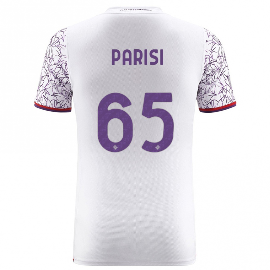 Kids Football Fabiano Parisi #65 White Away Jersey 2023/24 T-Shirt Canada