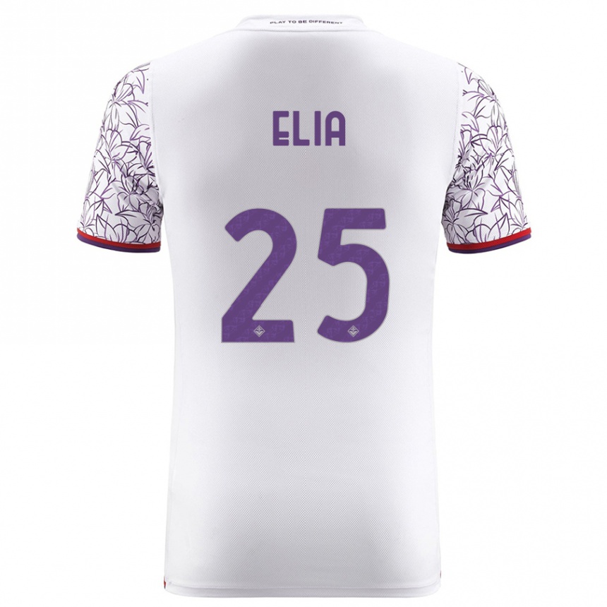 Kids Football Mirko Elia #25 White Away Jersey 2023/24 T-Shirt Canada