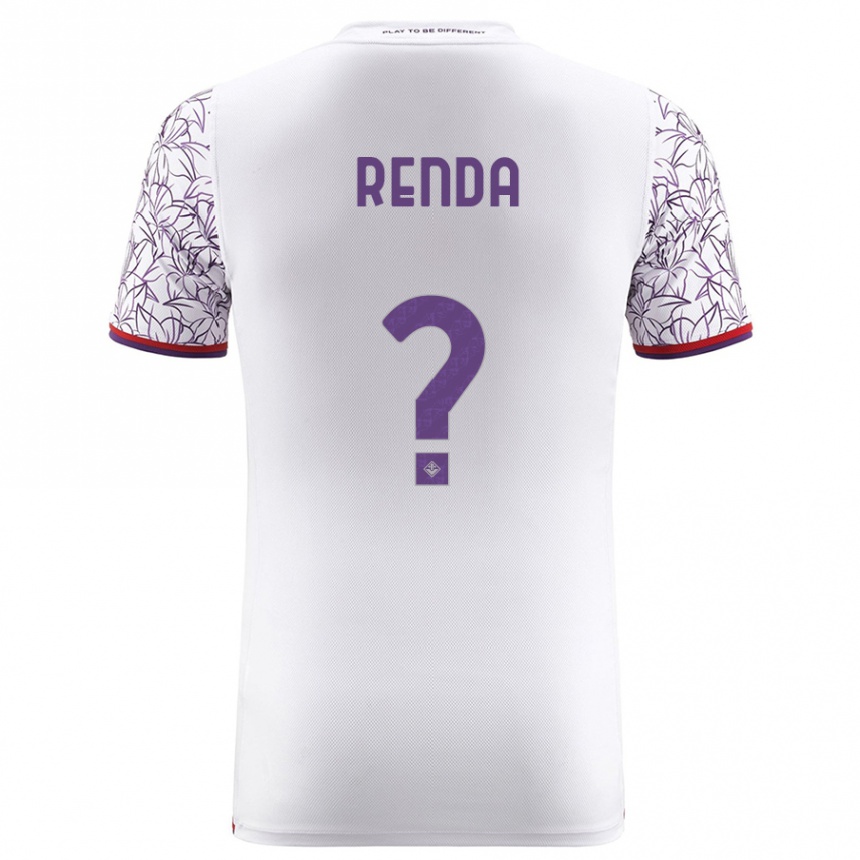 Kids Football Thomas Renda #0 White Away Jersey 2023/24 T-Shirt Canada