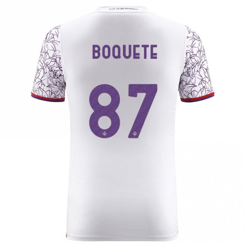 Enfant Football Maillot Verónica Boquete #87 Blanc Tenues Extérieur 2023/24 Canada