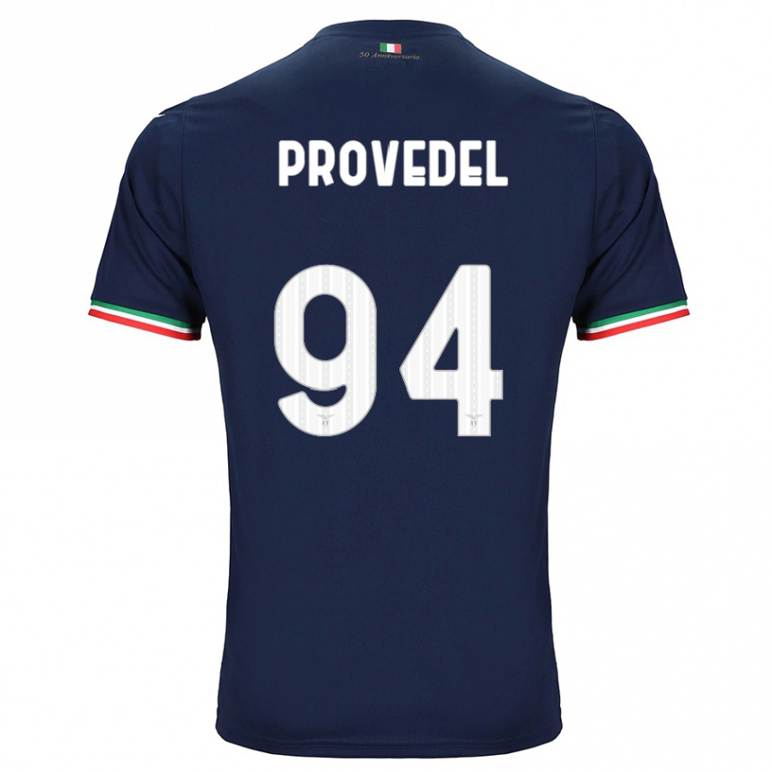 Kids Football Ivan Provedel #94 Navy Away Jersey 2023/24 T-Shirt Canada