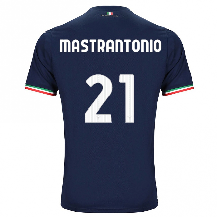 Kids Football Ella Mastrantonio #21 Navy Away Jersey 2023/24 T-Shirt Canada