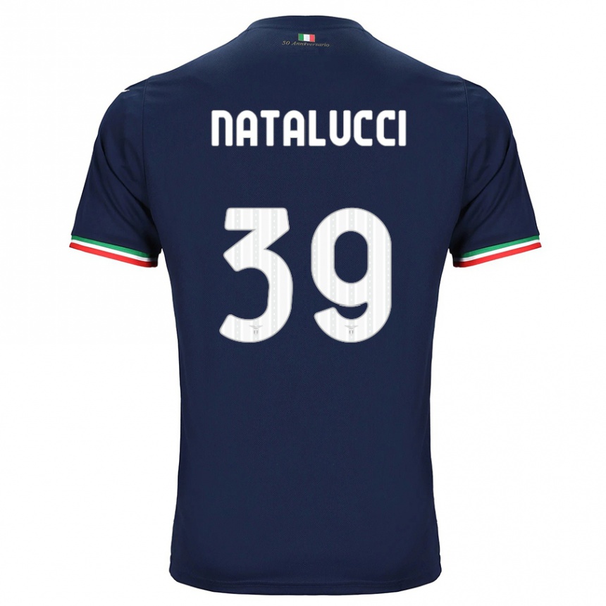 Kids Football Serena Natalucci #39 Navy Away Jersey 2023/24 T-Shirt Canada