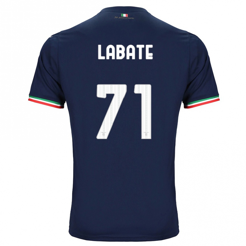 Kids Football Camilla Labate #71 Navy Away Jersey 2023/24 T-Shirt Canada