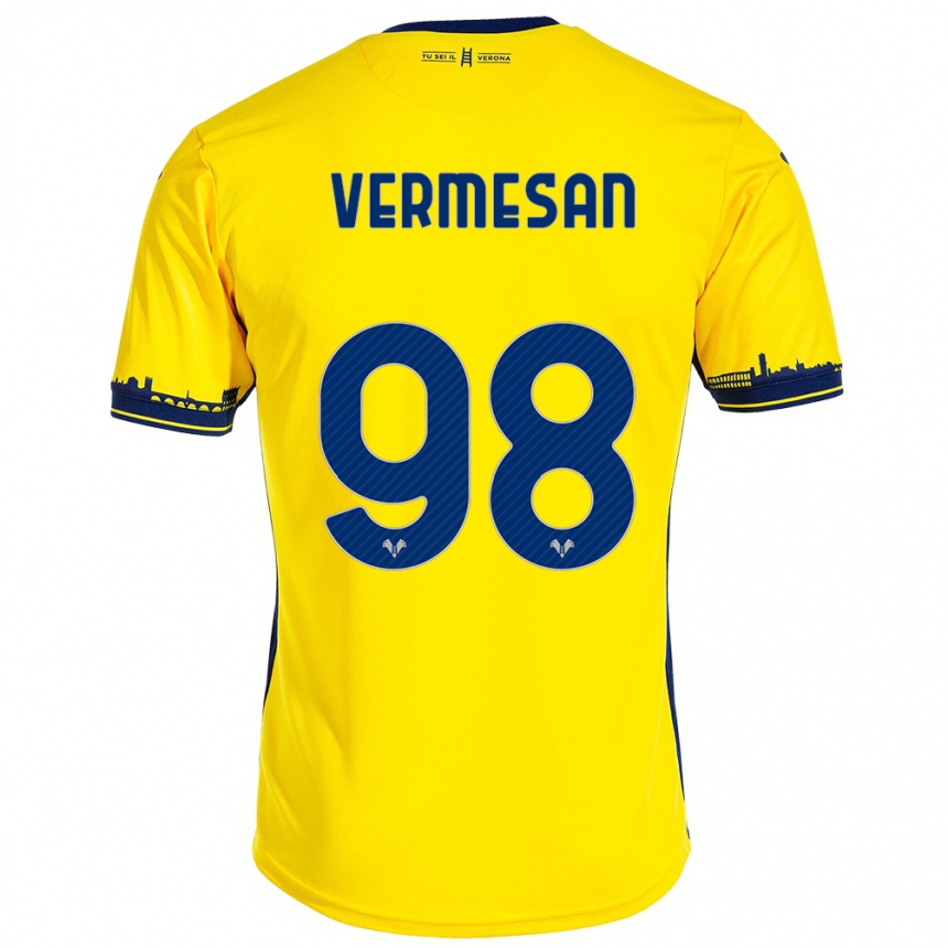 Enfant Football Maillot Ioan Vermesan #98 Jaune Tenues Extérieur 2023/24 Canada