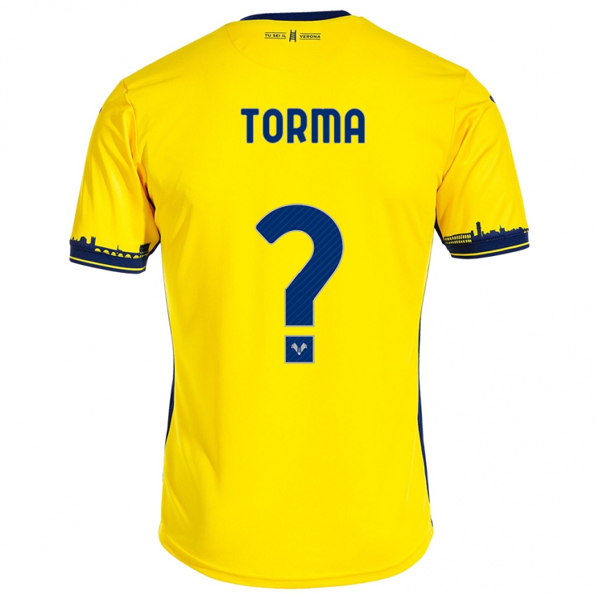 Enfant Football Maillot Salvatore Torma #0 Jaune Tenues Extérieur 2023/24 Canada