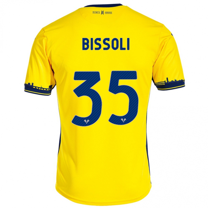 Enfant Football Maillot Noemí Bissoli #35 Jaune Tenues Extérieur 2023/24 Canada