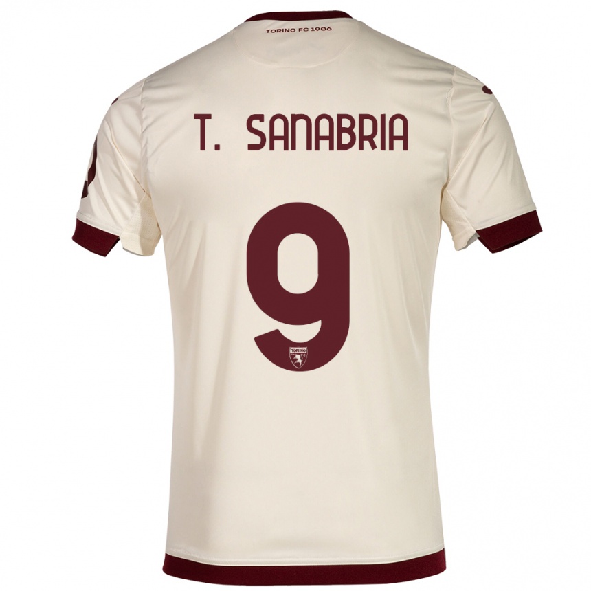 Kids Football Antonio Sanabria #9 Champagne Away Jersey 2023/24 T-Shirt Canada