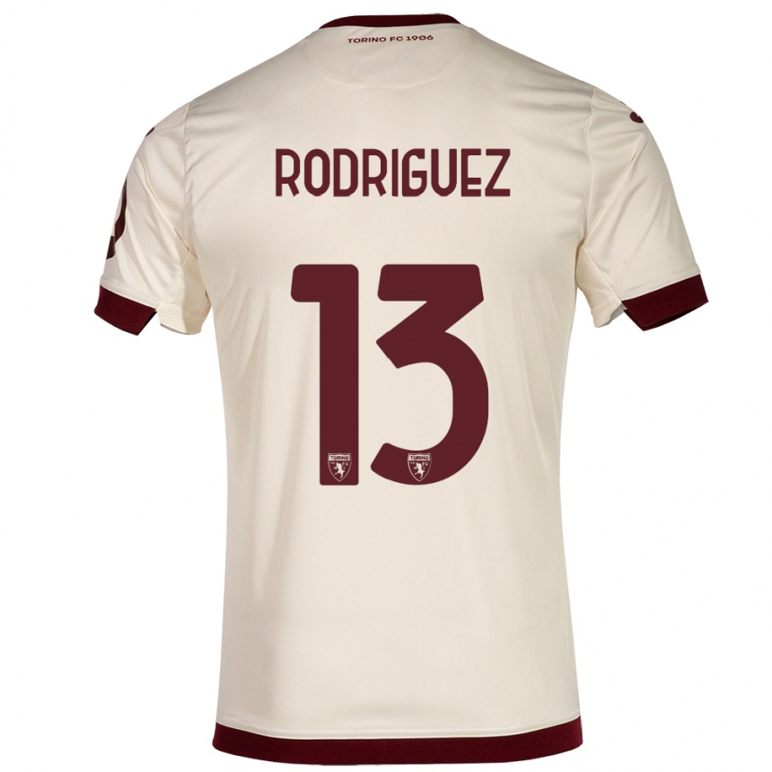 Kids Football Ricardo Rodríguez #13 Champagne Away Jersey 2023/24 T-Shirt Canada