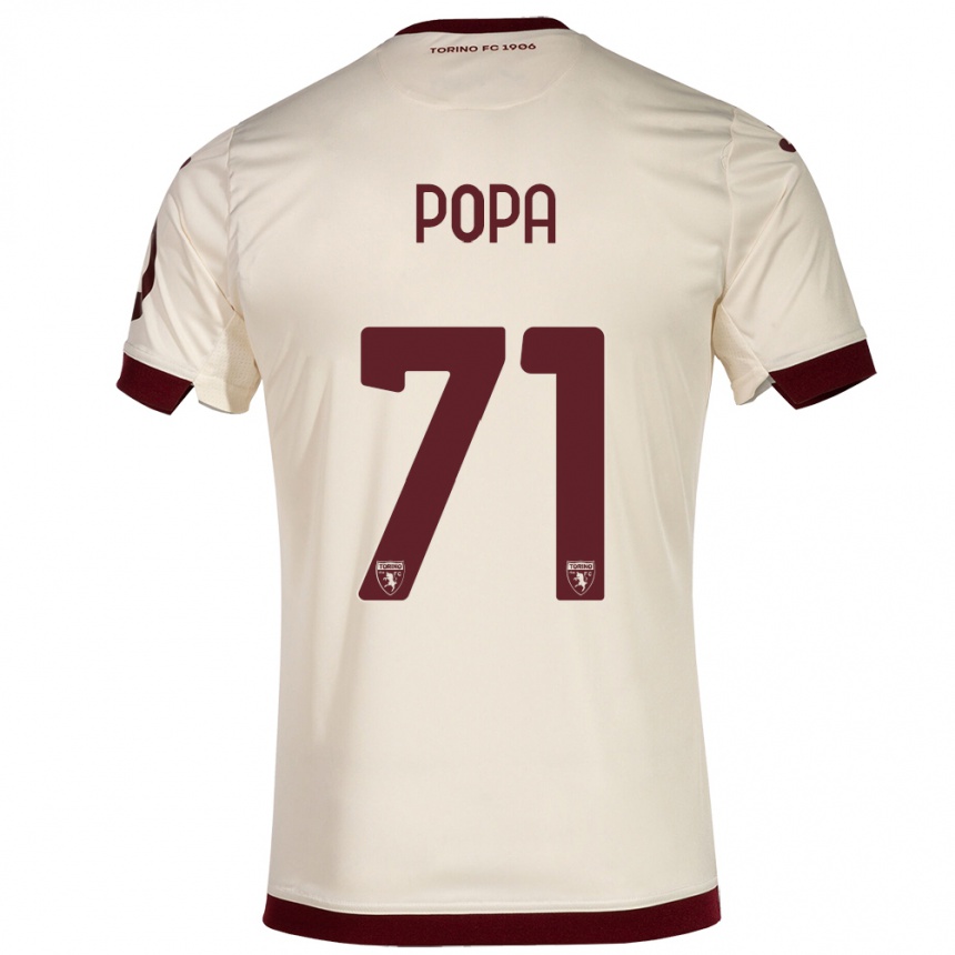 Kids Football Mihai Popa #71 Champagne Away Jersey 2023/24 T-Shirt Canada