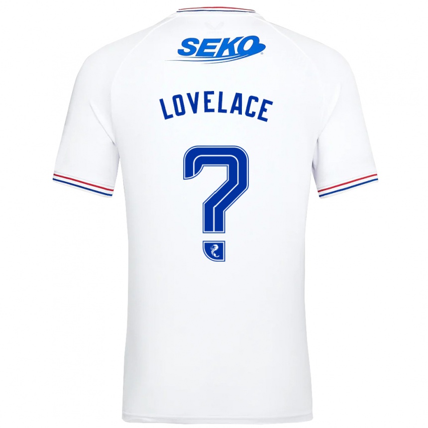 Enfant Football Maillot Zak Lovelace #0 Blanc Tenues Extérieur 2023/24 Canada