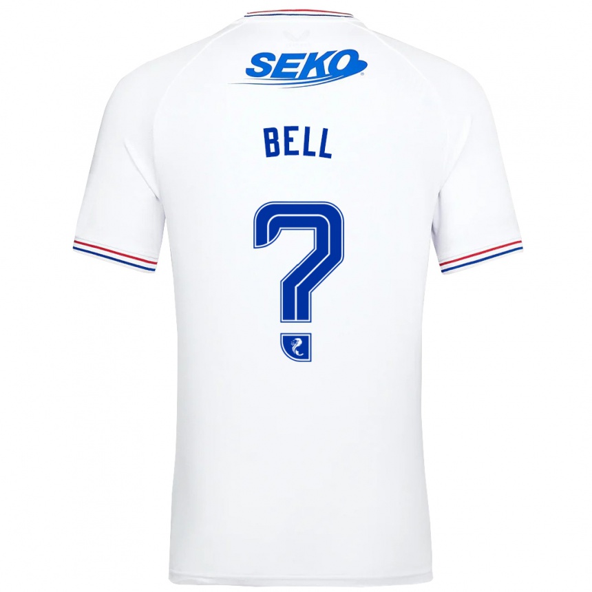 Enfant Football Maillot Cameron Bell #0 Blanc Tenues Extérieur 2023/24 Canada