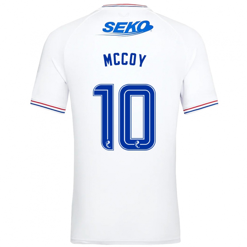 Enfant Football Maillot Kayla Mccoy #10 Blanc Tenues Extérieur 2023/24 Canada