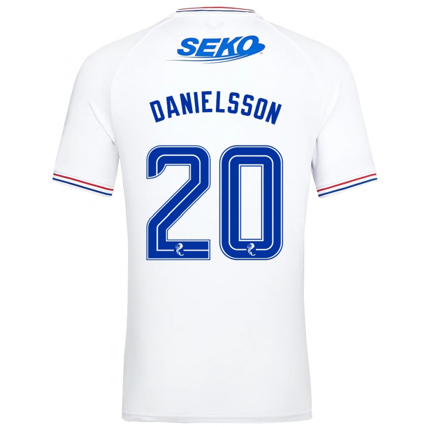 Enfant Football Maillot Jenny Julia Danielsson #20 Blanc Tenues Extérieur 2023/24 Canada