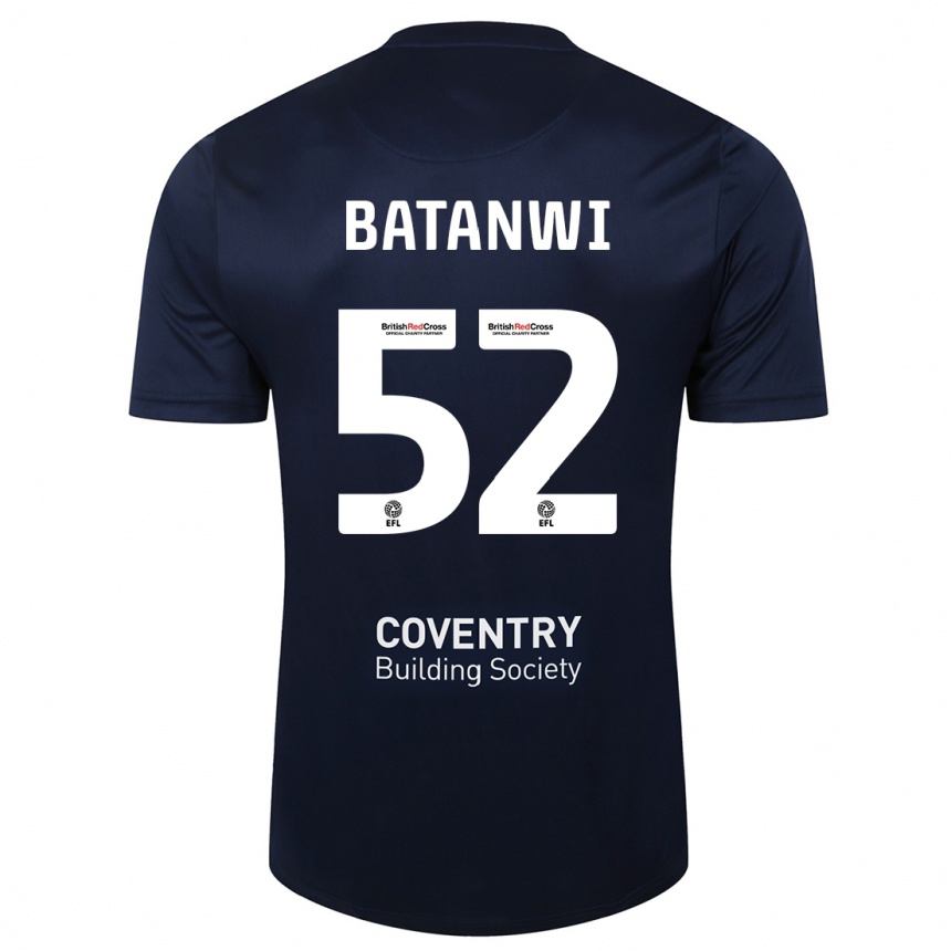 Enfant Football Maillot Tristen Batanwi #52 Rouge Marine Tenues Extérieur 2023/24 Canada