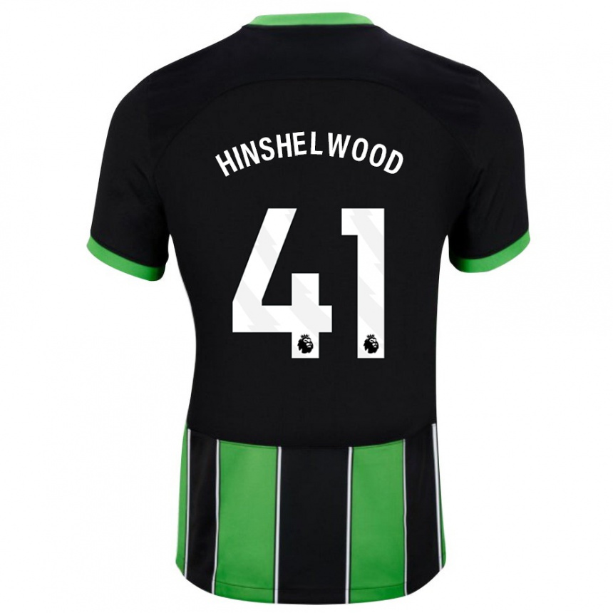 Enfant Football Maillot Jack Hinshelwood #41 Vert Noir Tenues Extérieur 2023/24 Canada