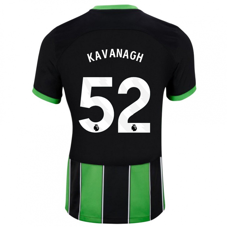 Enfant Football Maillot Leigh Kavanagh #52 Vert Noir Tenues Extérieur 2023/24 Canada