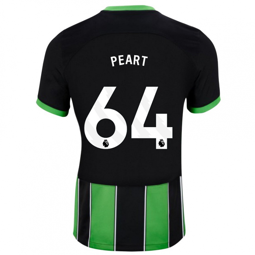 Enfant Football Maillot Brody Peart #64 Vert Noir Tenues Extérieur 2023/24 Canada