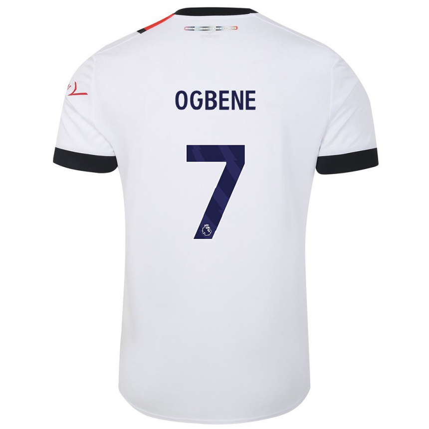 Kids Football Chiedozie Ogbene #7 White Away Jersey 2023/24 T-Shirt Canada