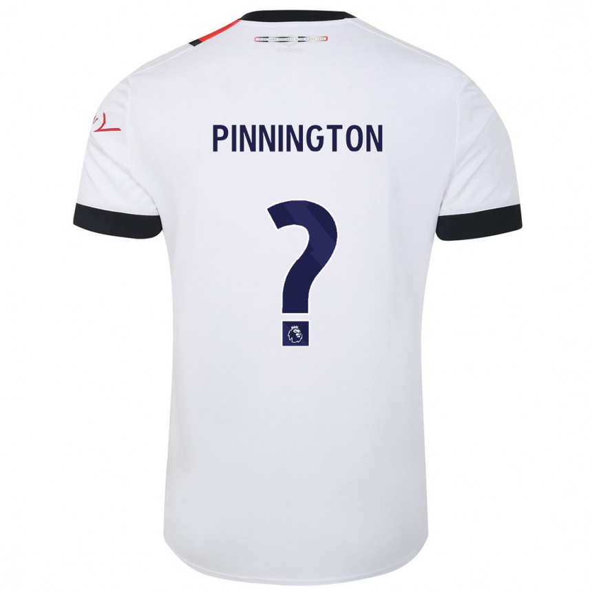 Enfant Football Maillot Jacob Pinnington #0 Blanc Tenues Extérieur 2023/24 Canada