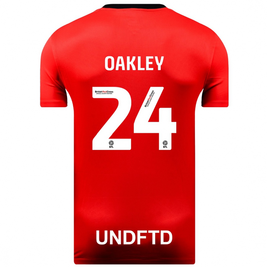 Enfant Football Maillot Marcel Oakley #24 Rouge Tenues Extérieur 2023/24 Canada