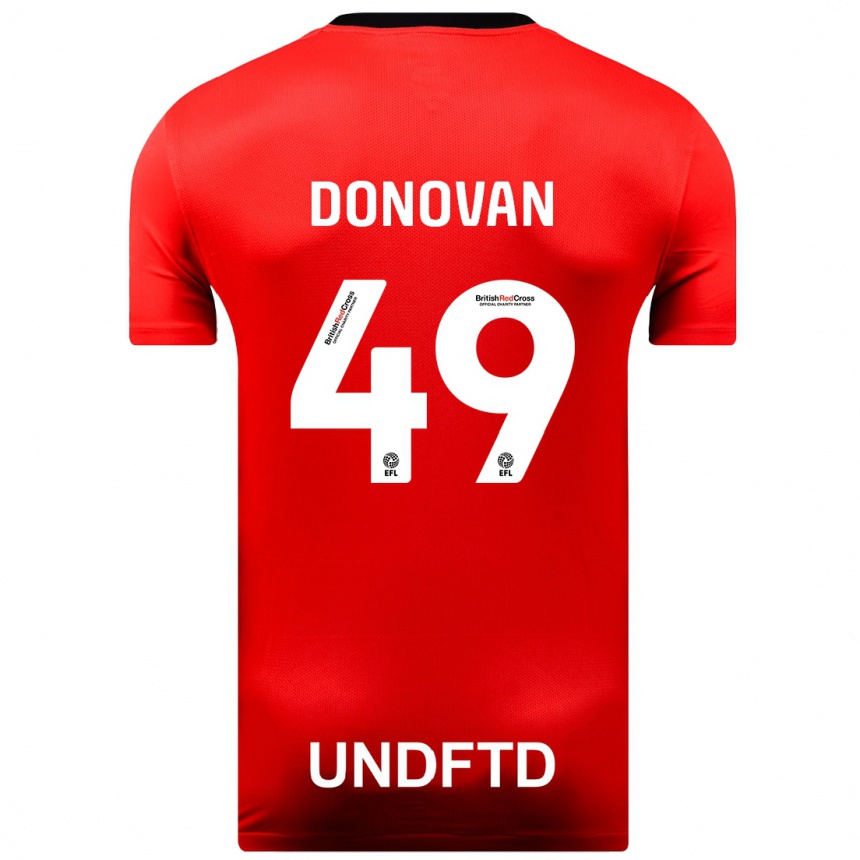 Enfant Football Maillot Romelle Donovan #49 Rouge Tenues Extérieur 2023/24 Canada