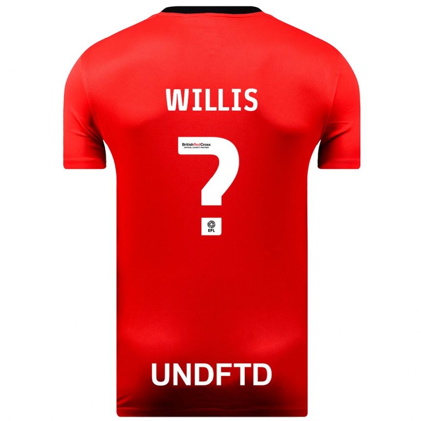 Enfant Football Maillot Zach Willis #0 Rouge Tenues Extérieur 2023/24 Canada