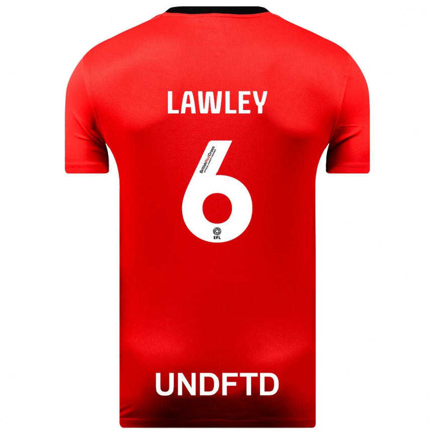 Enfant Football Maillot Gemma Lawley #6 Rouge Tenues Extérieur 2023/24 Canada