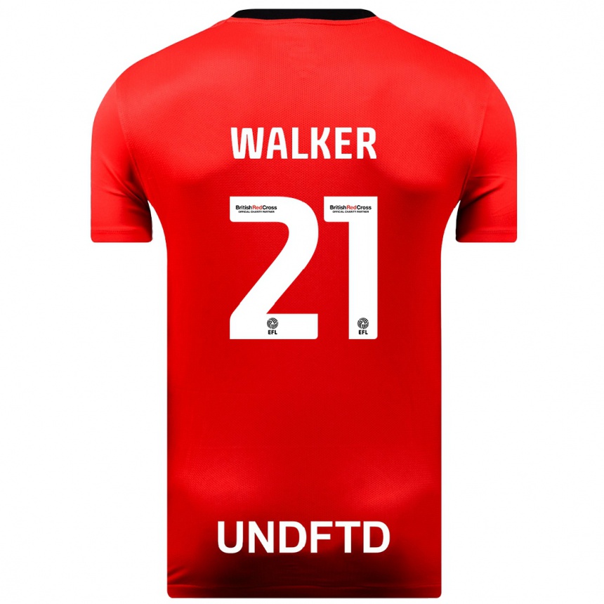 Enfant Football Maillot Claudia Walker #21 Rouge Tenues Extérieur 2023/24 Canada