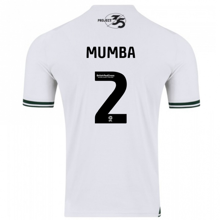 Kids Football Bali Mumba #2 White Away Jersey 2023/24 T-Shirt Canada