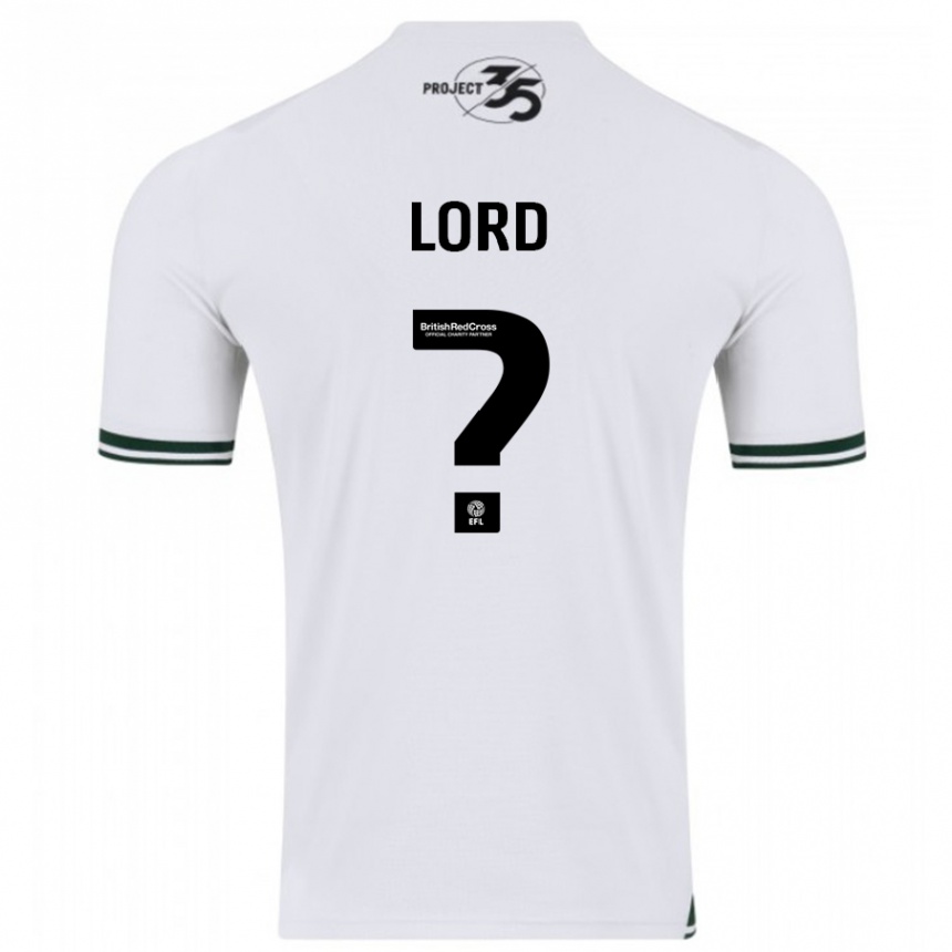 Kids Football Sam Lord #0 White Away Jersey 2023/24 T-Shirt Canada