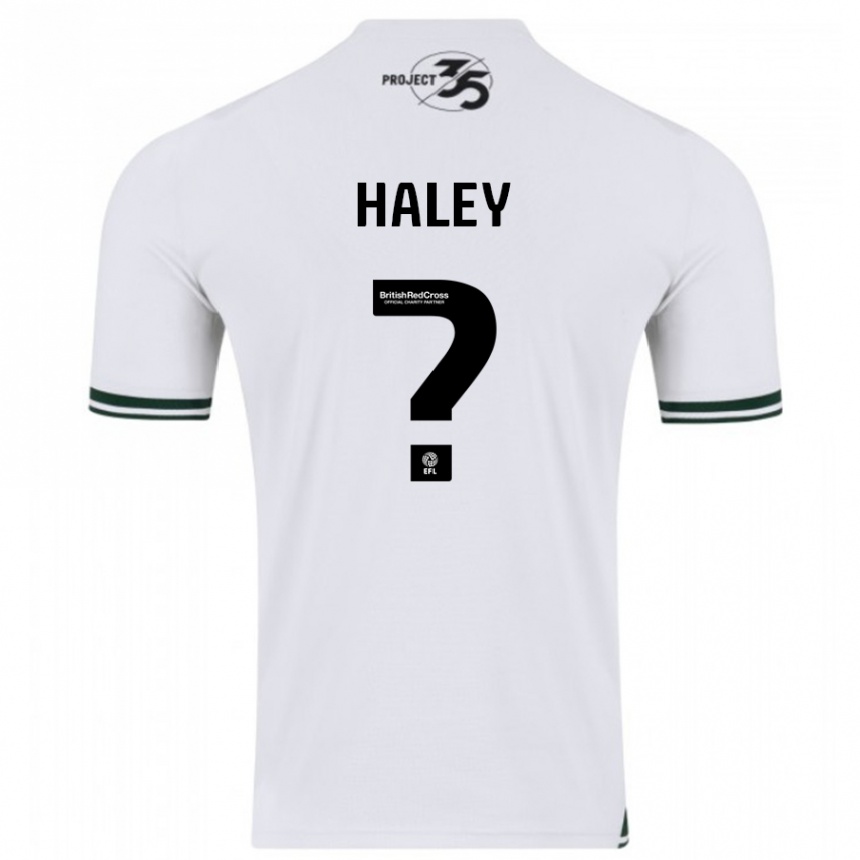 Kids Football Toby Haley #0 White Away Jersey 2023/24 T-Shirt Canada