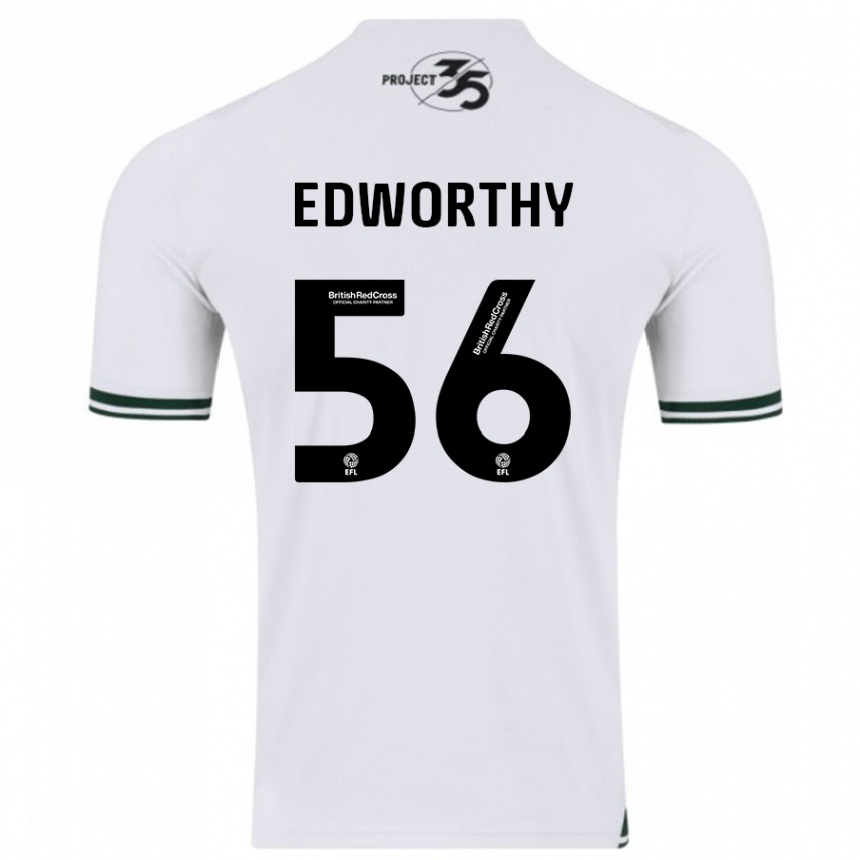 Enfant Football Maillot Kieran Edworthy #56 Blanc Tenues Extérieur 2023/24 Canada