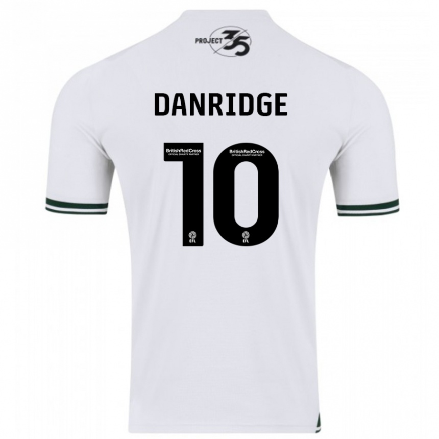 Kids Football Rebecca Danridge #10 White Away Jersey 2023/24 T-Shirt Canada