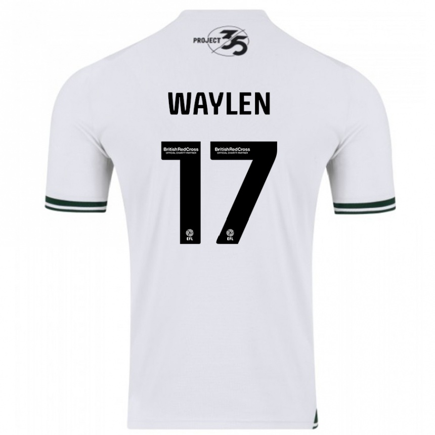 Kids Football Libby Waylen #17 White Away Jersey 2023/24 T-Shirt Canada