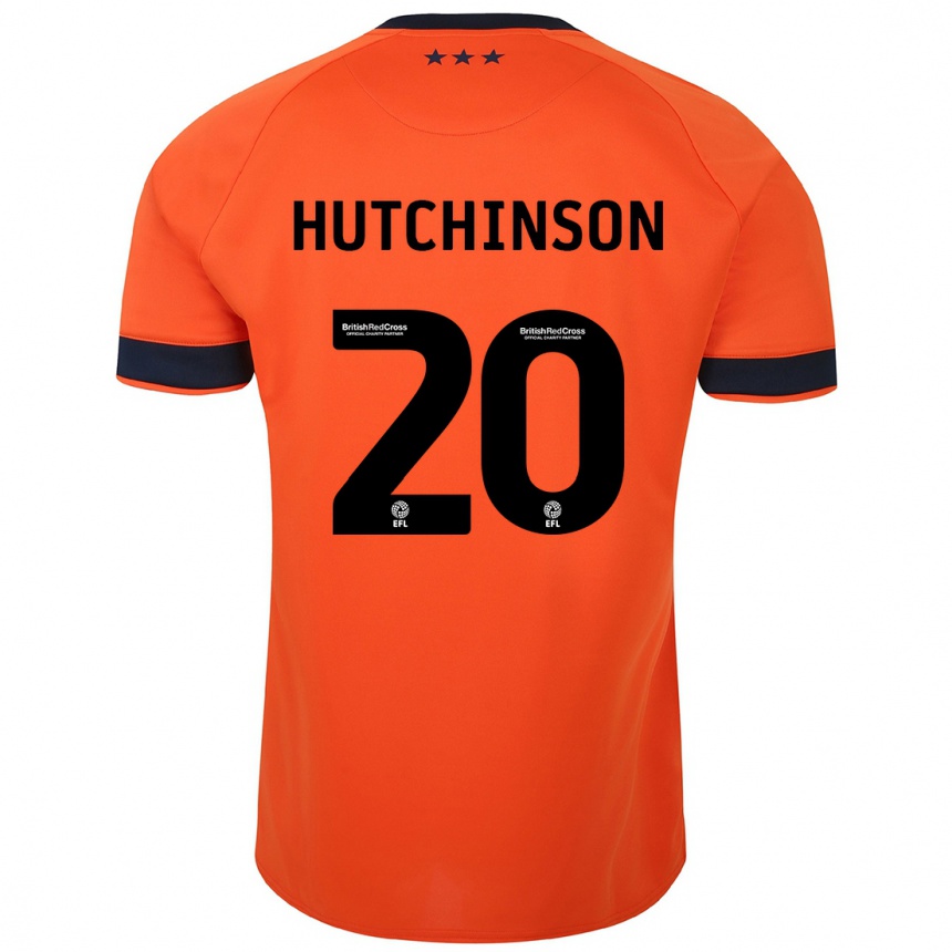 Kids Football Omari Hutchinson #20 Orange Away Jersey 2023/24 T-Shirt Canada