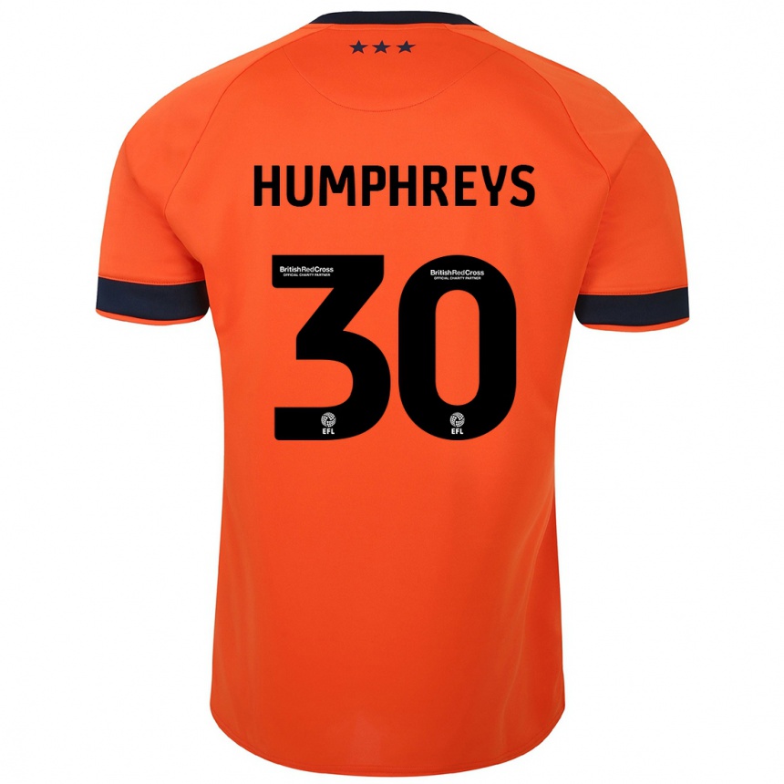 Enfant Football Maillot Cameron Humphreys #30 Orange Tenues Extérieur 2023/24 Canada