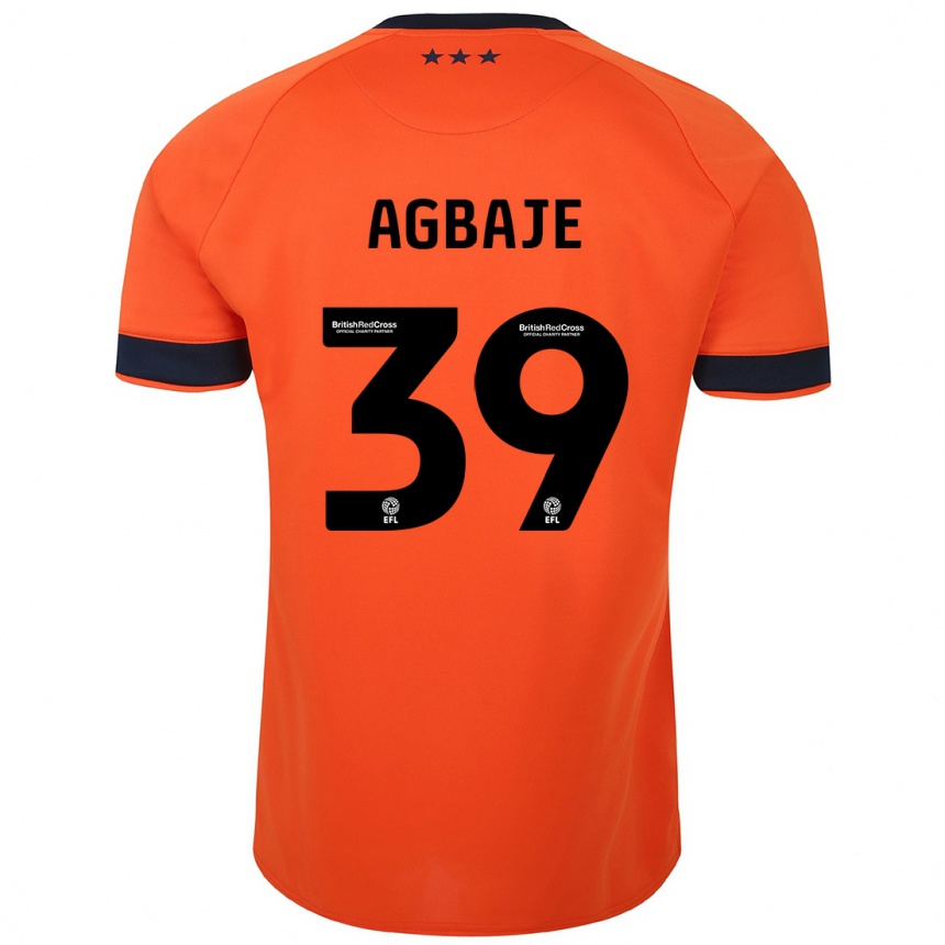 Enfant Football Maillot Edwin Agbaje #39 Orange Tenues Extérieur 2023/24 Canada