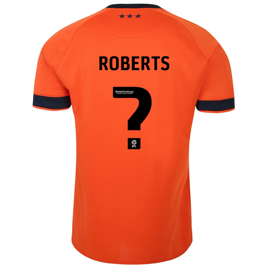 Kids Football Mathaeus Roberts #0 Orange Away Jersey 2023/24 T-Shirt Canada