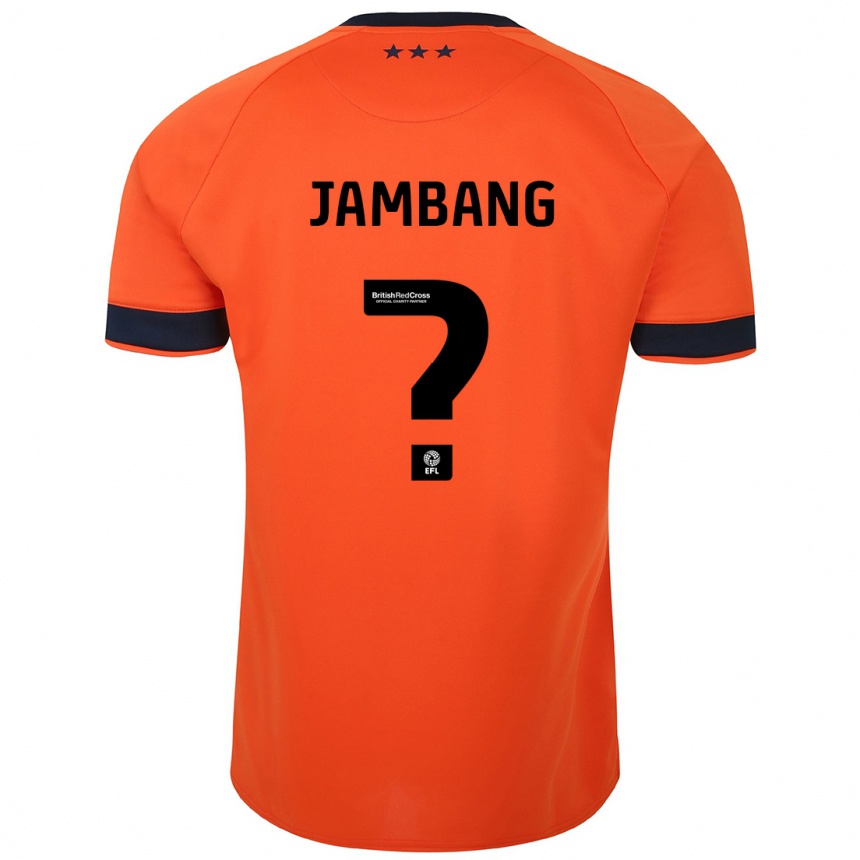 Enfant Football Maillot Ayyuba Jambang #0 Orange Tenues Extérieur 2023/24 Canada