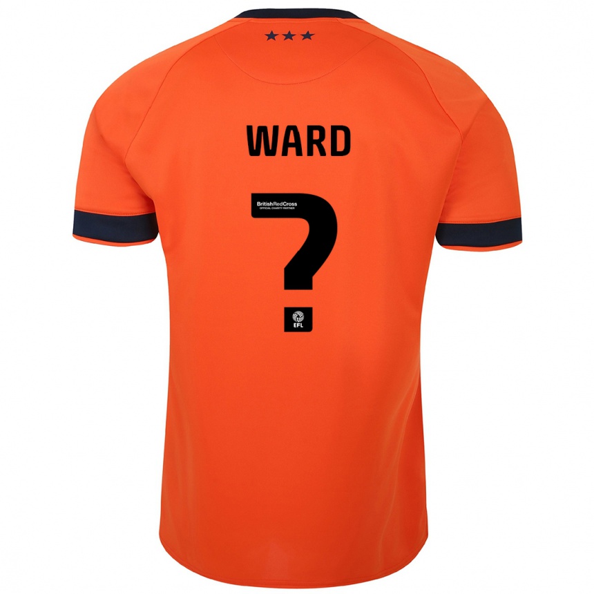 Kids Football Matt Ward #0 Orange Away Jersey 2023/24 T-Shirt Canada